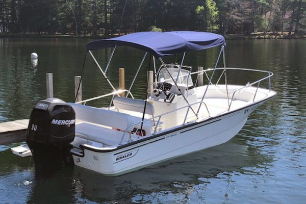 90 HP Boston Whaler Rental